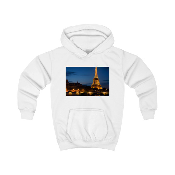 Paris Twilight Elegance - Kids Hoodie
