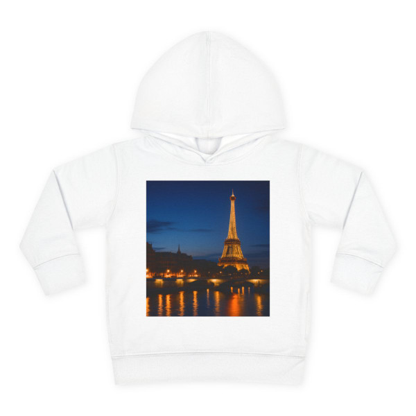 Paris Twilight Elegance - Toddler Pullover Fleece Hoodie