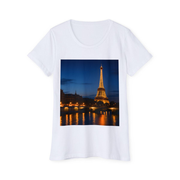 Paris Twilight Elegance - Women's Organic Short Sleeve T-Shirt
