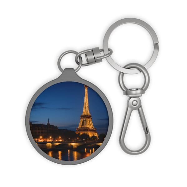 Paris Twilight Elegance - Keyring Tag