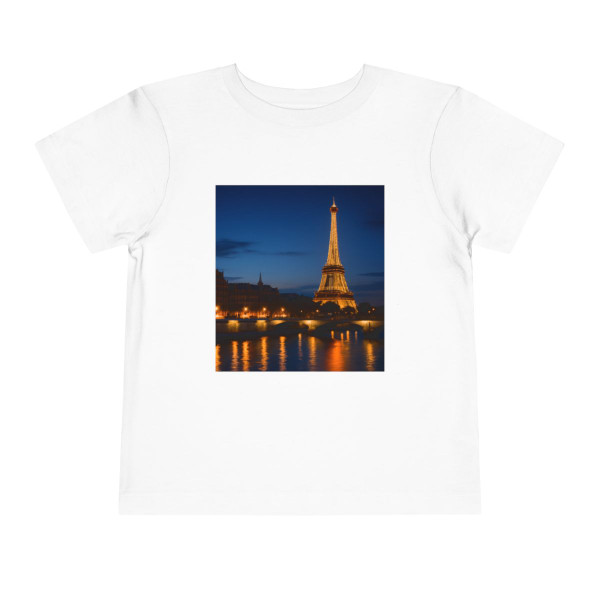 Paris Twilight Elegance - Toddler Short Sleeve Tee