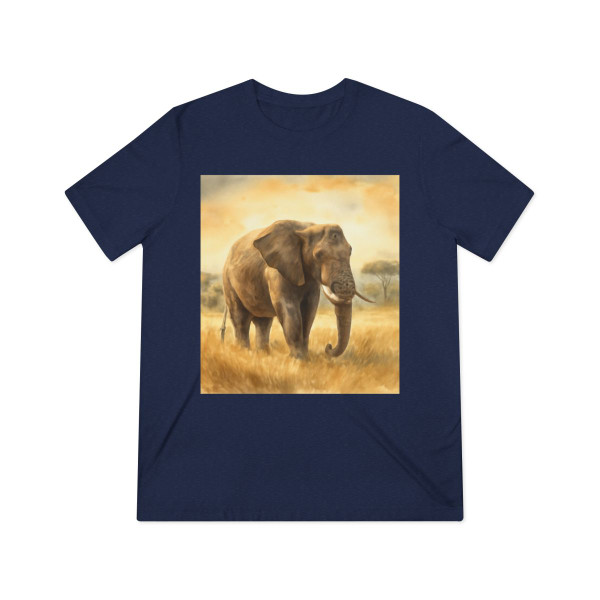 Majestic Elephant Serenade - Unisex Triblend Tee