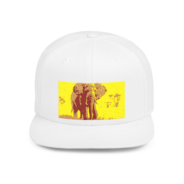 Majestic Elephant Serenade - Flat Bill Snapback