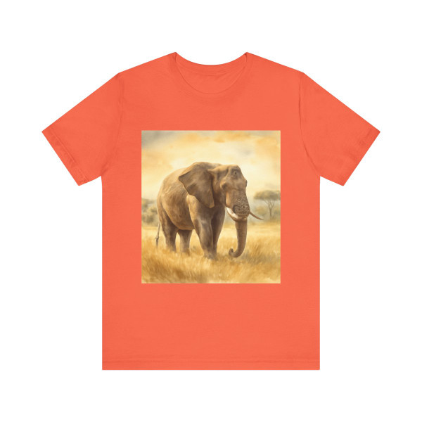 Majestic Elephant Serenade - Unisex Jersey Short Sleeve Tee