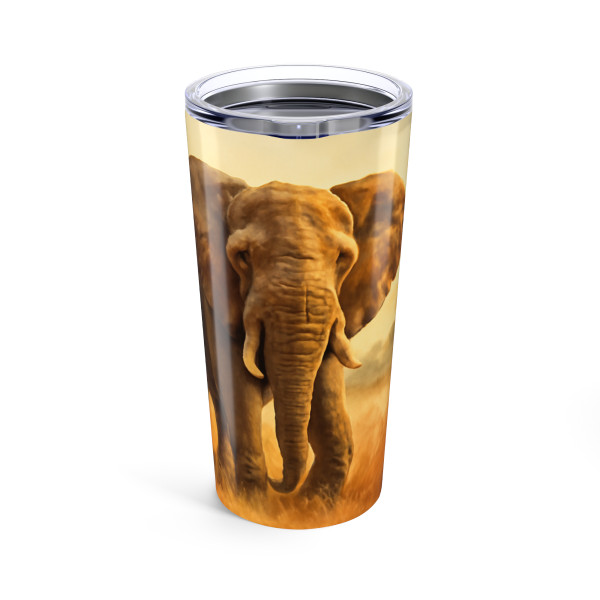 Majestic Elephant Serenade - Tumbler 20oz