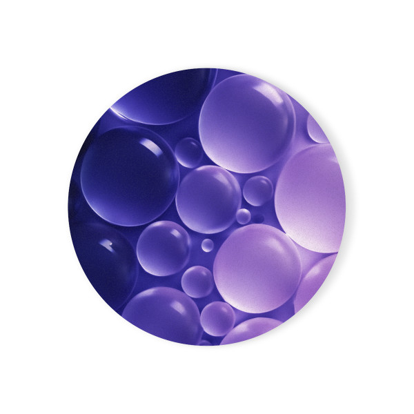 Ethereal Sphere Cascade - Cork Back Coaster