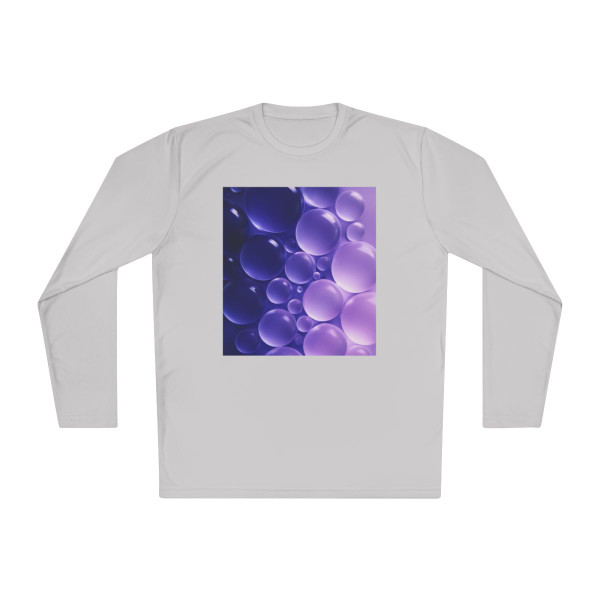 Ethereal Sphere Cascade - Unisex Lightweight Long Sleeve Tee