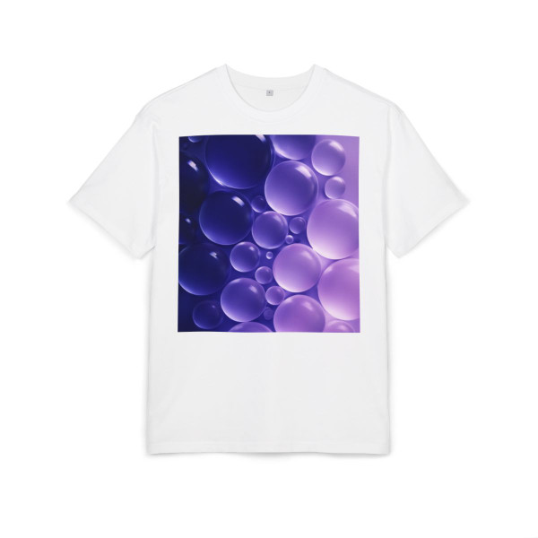 Ethereal Sphere Cascade - Unisex Heavy Oversize Tee