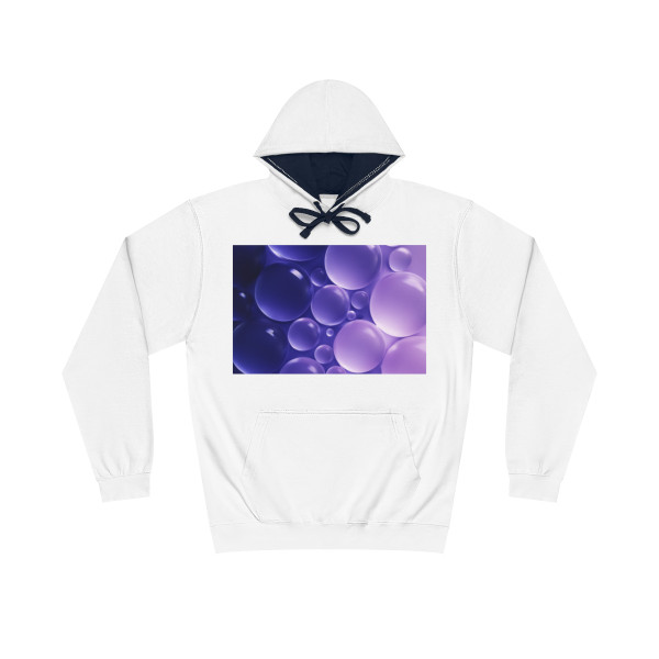 Ethereal Sphere Cascade - Unisex Varsity Hoodie
