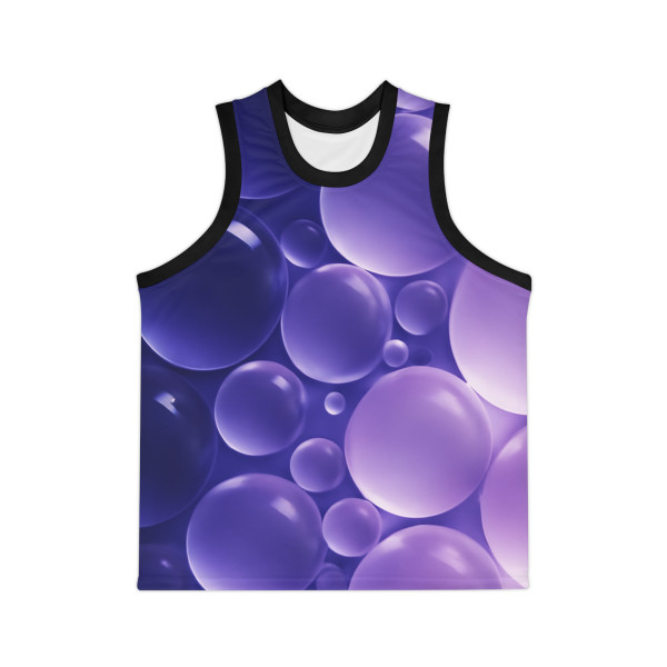 Ethereal Sphere Cascade - Unisex Basketball Jersey (AOP)