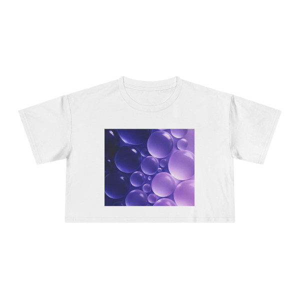 Ethereal Sphere Cascade - Women's Crop Tee