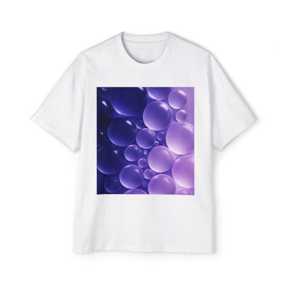 Ethereal Sphere Cascade - Men's Heavy Oversized Tee