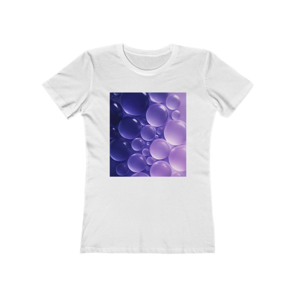 Ethereal Sphere Cascade - The Boyfriend Tee for Women