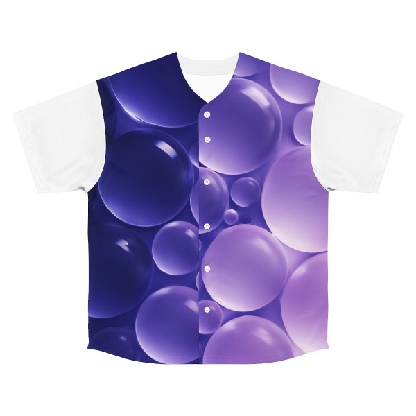 Ethereal Sphere Cascade - Men's Baseball Jersey (AOP)
