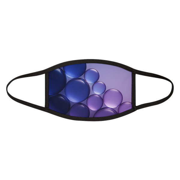 Ethereal Sphere Cascade - Mixed-Fabric Face Mask