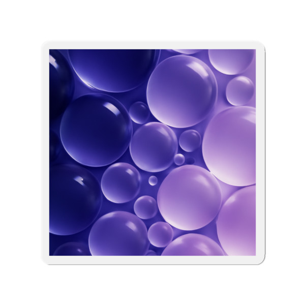 Ethereal Sphere Cascade - Die-Cut Magnets