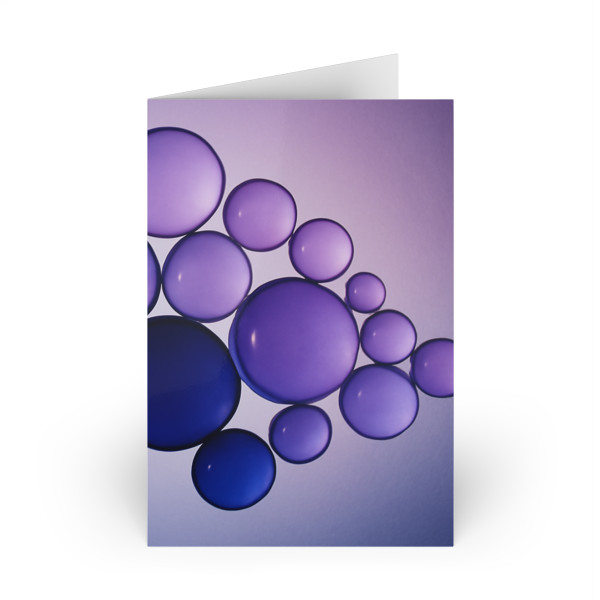 Ethereal Sphere Cascade -  Greeting Cards (1 or 10-pcs)
