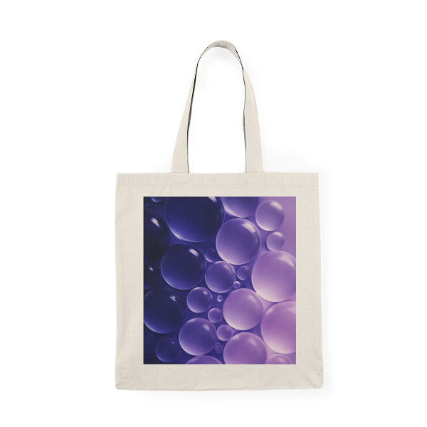 Ethereal Sphere Cascade - Natural Tote Bag