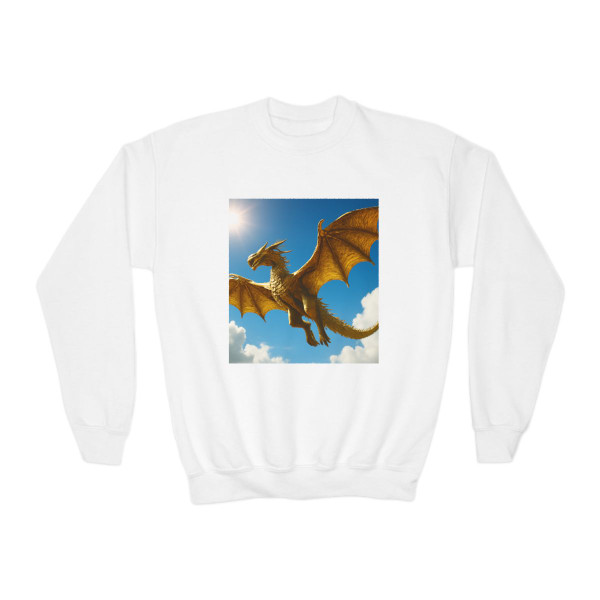 Golden Flame Sovereign - Youth Crewneck Sweatshirt