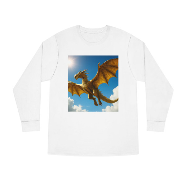 Golden Flame Sovereign - Long Sleeve Crewneck Tee
