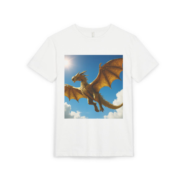 Golden Flame Sovereign - Unisex Sueded T-Shirt