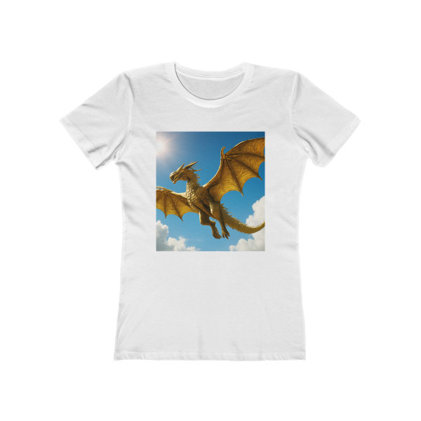 Golden Flame Sovereign - The Boyfriend Tee for Women