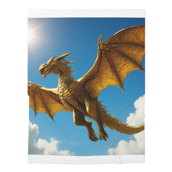 Golden Flame Sovereign - Baby Swaddle Blanket