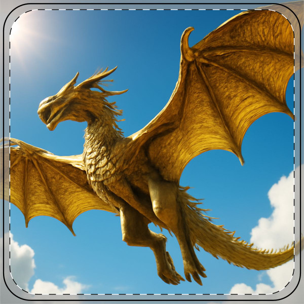 Golden Flame Sovereign - Coaster