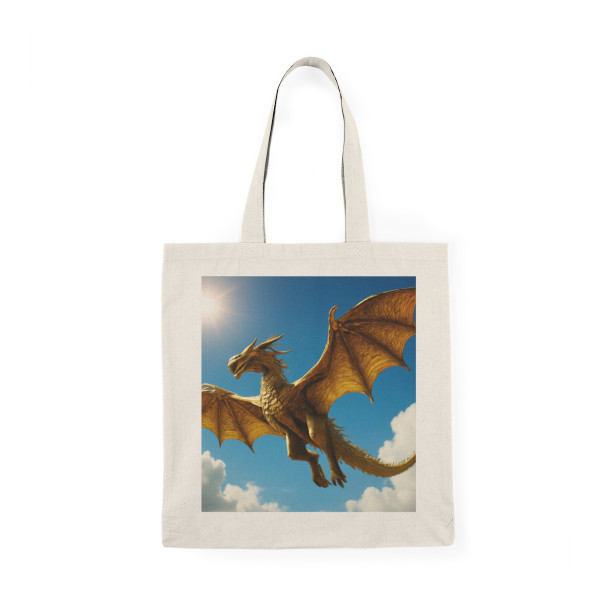 Golden Flame Sovereign - Natural Tote Bag