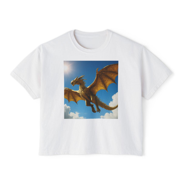 Golden Flame Sovereign - Women's Boxy Tee