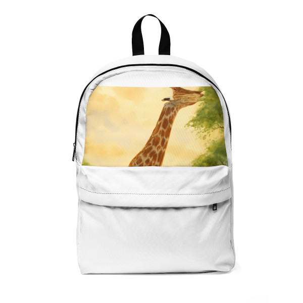 Gentle Giraffe Grace - Unisex Classic Backpack