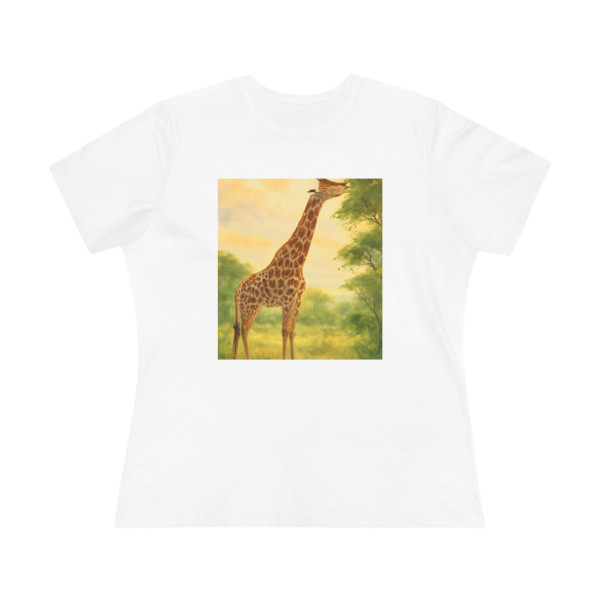 Gentle Giraffe Grace - Women's Cotton Tee