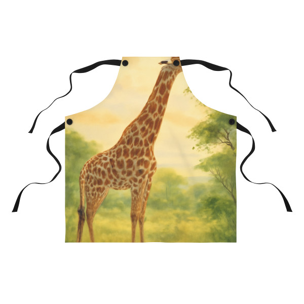 Gentle Giraffe Grace - Apron (AOP)