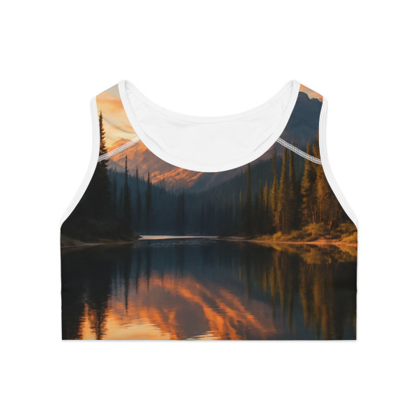 Serene Lake Reflection - Sports Bra (AOP)