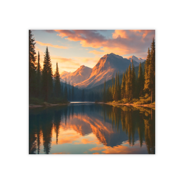 Serene Lake Reflection - Post-it® Note Pads