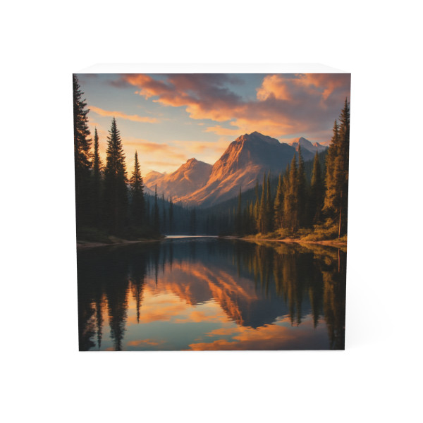 Serene Lake Reflection - Note Cube Serene Lake Reflection - Note Cube