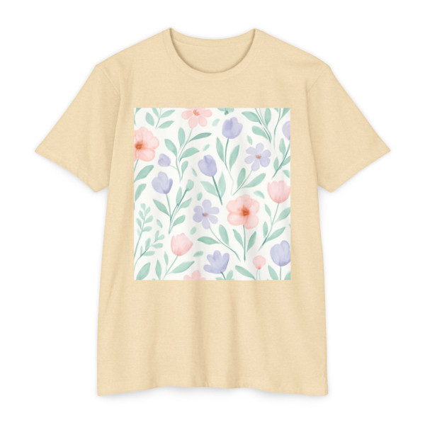 Botanical Whimsy - Unisex CVC Jersey T-shirt