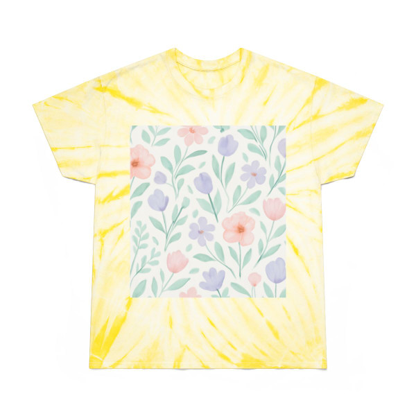 Botanical Whimsy - Tie-Dye Tee, Cyclone