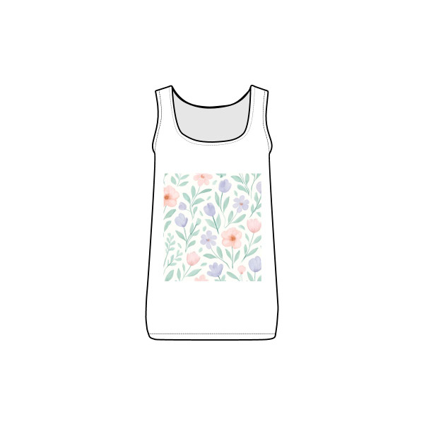 Botanical Whimsy - Women's Baby Rib Tank