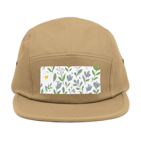 Botanical Whimsy - 5 Panel Cap (Embroidery)