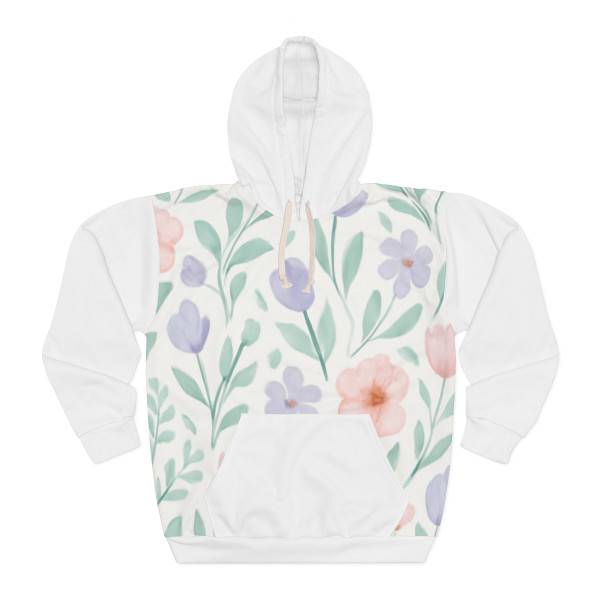 Botanical Whimsy - Unisex Pullover Hoodie (AOP)
