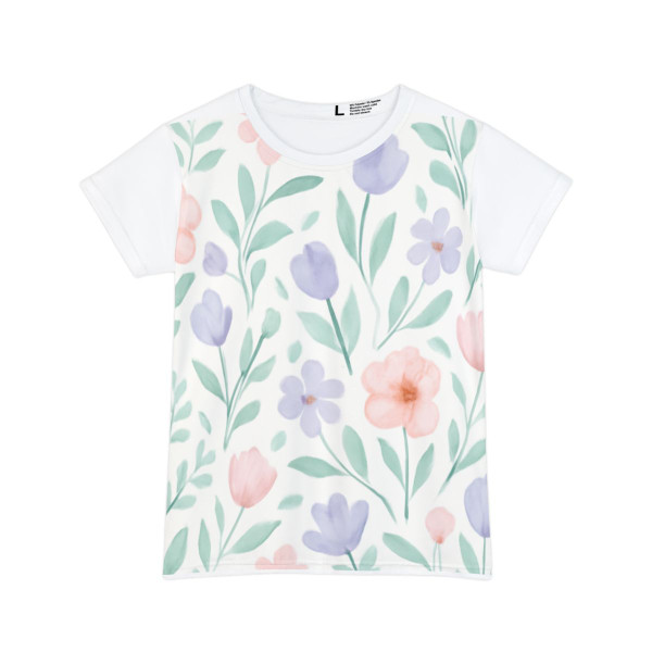 Botanical Whimsy - Women's Short Sleeve Shirt (AOP)