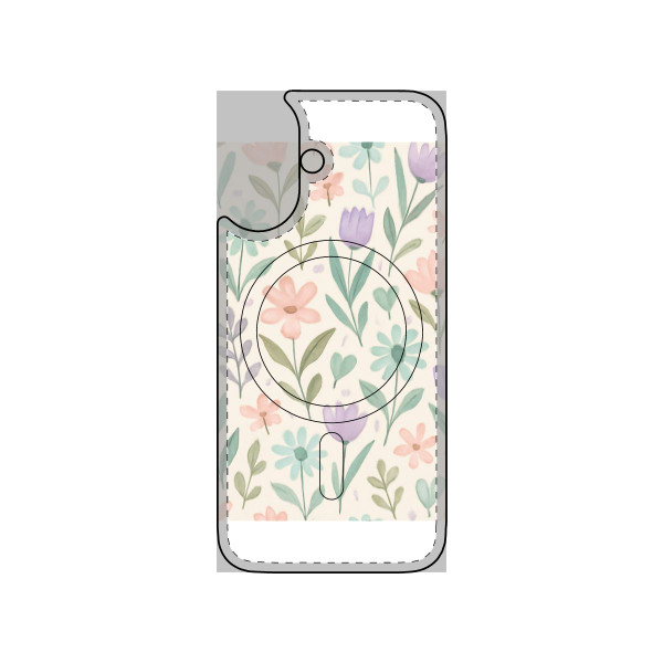 Botanical Whimsy - Magnetic Clear Impact Resistant Case 