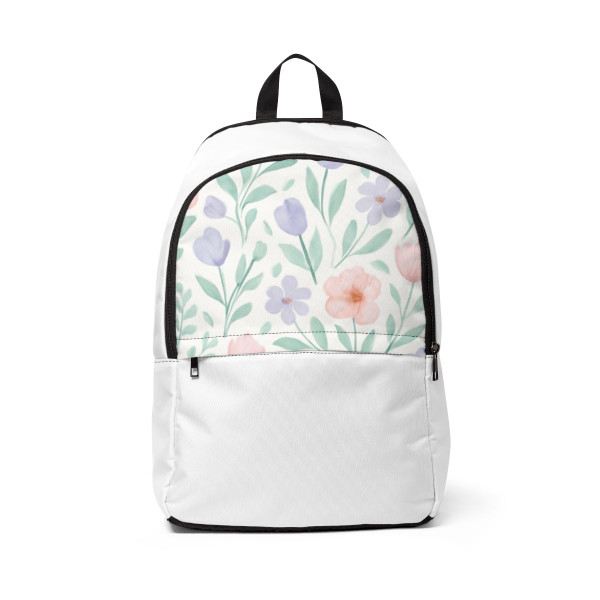 Botanical Whimsy - Unisex Fabric Backpack
