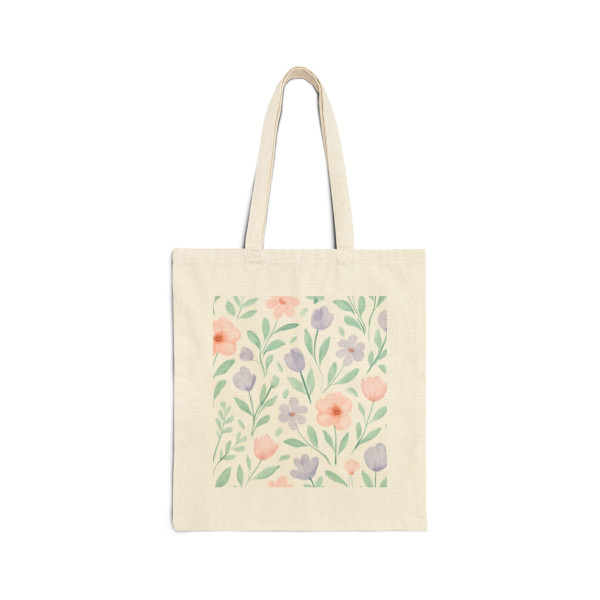 Botanical Whimsy - Cotton Canvas Tote Bag