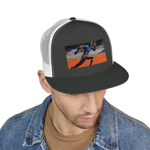 Pinnacle Athlete Rush - 5 Panel Trucker Cap (Embroidery)