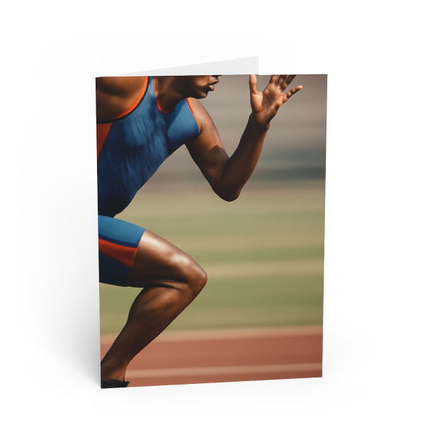 Pinnacle Athlete Rush - Greeting Cards