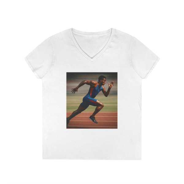 Pinnacle Athlete Rush - Ladies' V-Neck T-Shirt