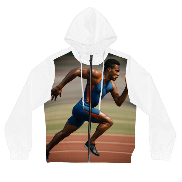 Pinnacle Athlete Rush - Women’s Full-Zip Hoodie (AOP)