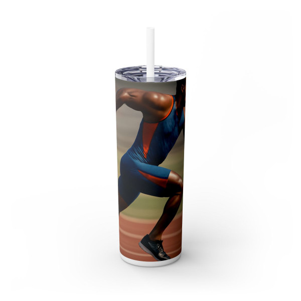 Pinnacle Athlete Rush - Skinny Tumbler with Straw, 20oz